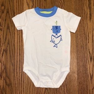 Gymboree Boys Shark Onesie